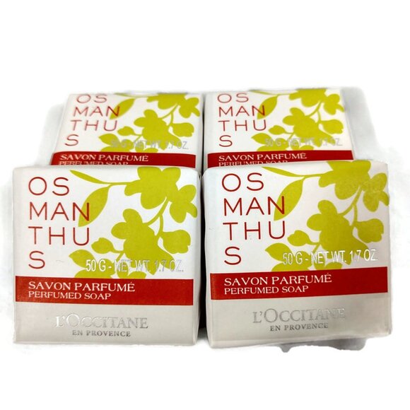 L'Occitane Osmanthus Perfumed Soap 50G X4 NEW - Picture 1 of 4